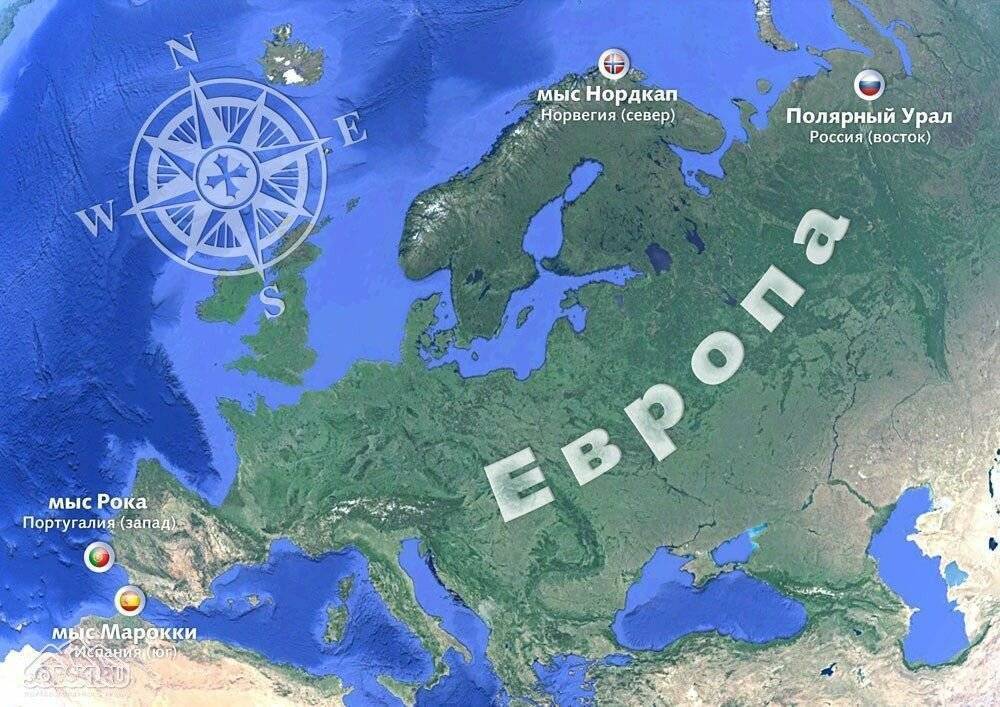 Крайние материковые и островные точки европы: названия, географические координаты и описание — природа мира
